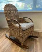 Schommelstoel Split Grey incl. kussen Split Ecru, Huis en Inrichting, Fauteuils, Ophalen, Zo goed als nieuw