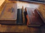 2x bijbel,Psalmen Gezangen met notenschrift Catechismus,1884, Antiek en Kunst, Verzenden, ''NN''