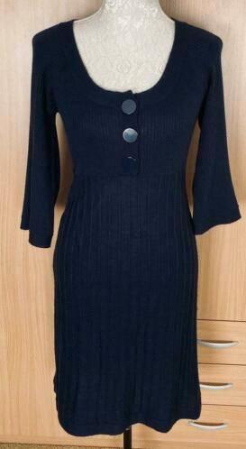 Monsoon jurk maat S [nr1][v], Kleding | Dames, Jurken, Zo goed als nieuw, Maat 36 (S), Blauw, Onder de knie, Ophalen of Verzenden