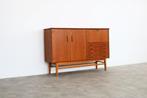 vintage highboard | sideboard | jaren 60 | Zweeds, Gebruikt, Verzenden, ., Eikenhout