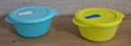 Tupperware CrystalWave rond 800ML Blauw of Limegroen NIEUW, Huis en Inrichting, Keuken | Tupperware, Ophalen of Verzenden, Nieuw