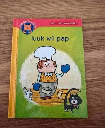 Avi-1 start leesboekje Luuk wil pap beschikbaar voor biedingen