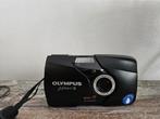 Olympus mju-II compactcamera film analoog 35mm f2.8 zwart, Olympus, Ophalen of Verzenden, Zo goed als nieuw