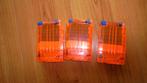 NERF patronen 3 x oranje casettes + 18 kogels, Ophalen, Zo goed als nieuw