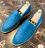 Loro Piana Summer Walk Azuurblauw Kalfsleer maat 38, Kleding | Dames, Schoenen, Blauw, Loro Piana, Ophalen of Verzenden, Zo goed als nieuw