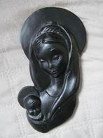 Vintage Wandplaque Madonna met kind, Ophalen, Zo goed als nieuw, Beeld(je)