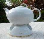Douwe Egberts Stoer Wit Thee Servies  Gouden Bies, Overige typen, Nieuw, Ophalen of Verzenden, Overige stijlen