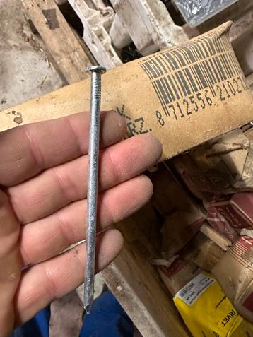Draadnagels 5.0x125 Verzinkt - Nieuw in Doos beschikbaar voor biedingen