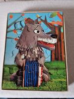 Fabeltjeskrant Wolf Puzzel - Vintage 20 stukjes, Ophalen, 2 tot 4 jaar, Gebruikt, 10 tot 50 stukjes