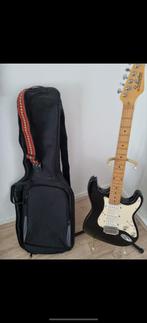Elektrisch Schecter Stratocaster Gitaar + Tas, Muziek en Instrumenten, Ophalen of Verzenden, Gebruikt, Solid body, Overige merken