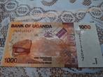 Uganda 1000 Shilling 2015 UNC, Ophalen of Verzenden, Los biljet