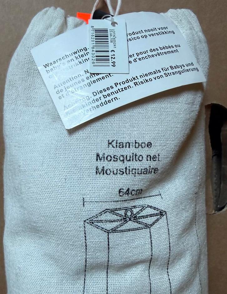 Klamboe (2 persoons), Caravans en Kamperen, Kampeeraccessoires, Nieuw, Ophalen of Verzenden