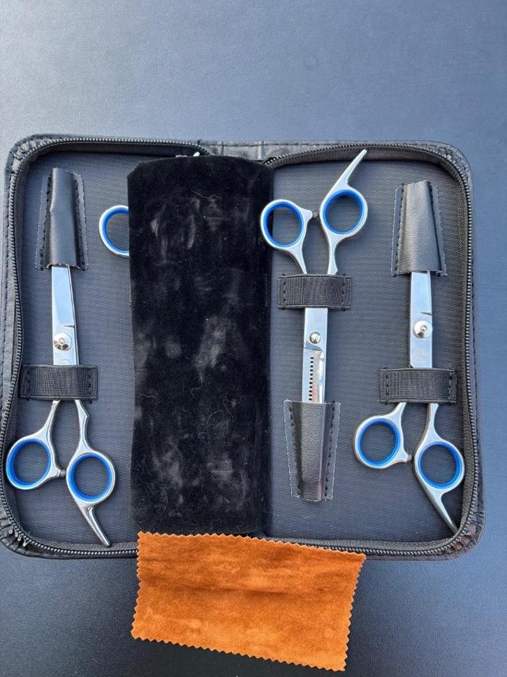 Honden Trimset, 5-delig, RVS, scharen, Dieren en Toebehoren, Honden-accessoires, Zo goed als nieuw, Ophalen