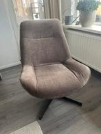 Woood Stach draaifauteuil Taupe, Huis en Inrichting, Fauteuils, Ophalen, 75 tot 100 cm, Zo goed als nieuw, Stof