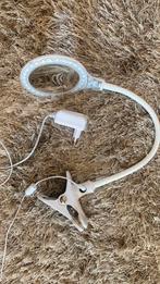 lamp met vergrootglas/loeplamp, Ophalen of Verzenden, Zo goed als nieuw