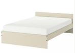Ikea Gurksen bed 140x200, Huis en Inrichting, Slaapkamer | Bedden, Ophalen, Beige, Tweepersoons, 140 cm