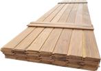 20 m2 channelsiding rabat  - hardhout - nr: HP190, Ophalen, Planken, Nieuw, Hardhout