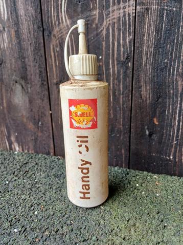 Vintage Shell handyoil flesje.