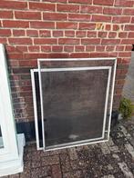 Kunststof Draai-Kiep Kozijn met Hor, Ophalen, Gevelraam of Ruit, Gebruikt, 80 tot 120 cm