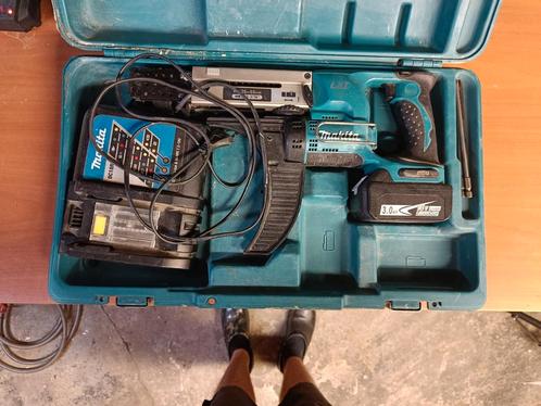 Makita bandschroefmachine, Doe-het-zelf en Verbouw, Gereedschap | Boormachines, Gebruikt, Boor- en Schroefmachine, Ophalen of Verzenden