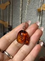 Amber Ketting - Echt Zilver, Verzenden