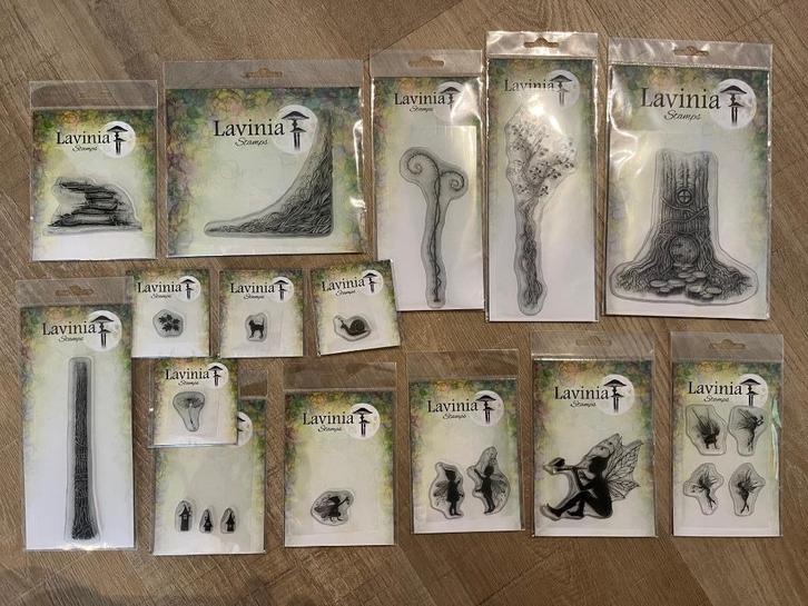 Lavinia stempels, zie omschrijving, Hobby en Vrije tijd, Stempelen, Zo goed als nieuw, Clearstamp, Ophalen of Verzenden