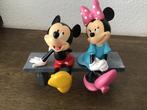 Mickey en Minnie van Disney, Ophalen of Verzenden, Mickey Mouse, Zo goed als nieuw, Beeldje of Figuurtje