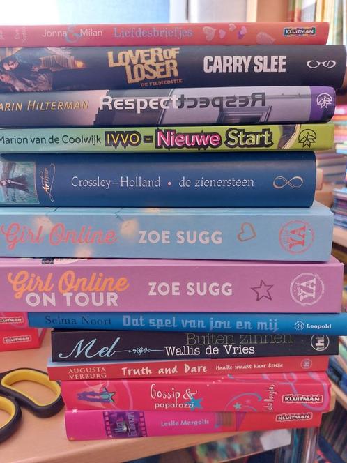 Set partij stapel jeugdboeken 12 stuks, Boeken, Kinderboeken | Jeugd | 10 tot 12 jaar, Zo goed als nieuw, Fictie, Ophalen of Verzenden