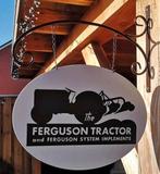 Dubbelzijdig MASSEY FERGUSON uithangbord, Ophalen of Verzenden, Nieuw, Reclamebord