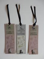 3 boekenleggers. Boxer/Chihuahua/Dobberman Pincher + 3 x pin, Ophalen of Verzenden, Nieuw