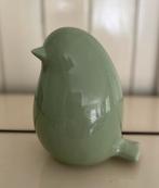 Beeldje vogel groen, Ophalen of Verzenden, Zo goed als nieuw, Steen, Aardewerk of Keramiek, Dier