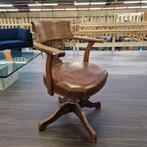 Verkocht! Antieke burostoel draaistoel, Ophalen
