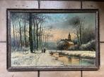 Oud schilderij landschap, Antiek en Kunst, Kunst | Schilderijen | Klassiek, Ophalen