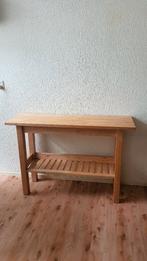 Ikea Keukentafel | BJÖRKUDDEN | Massief Berken, Ophalen, Gebruikt, 100 tot 150 cm, Eikenhout