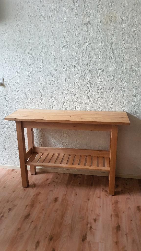Ikea Keukentafel | BJÖRKUDDEN | Massief Berken, Huis en Inrichting, Tafels | Eettafels, Gebruikt, 100 tot 150 cm, Minder dan 50 cm