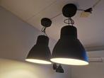 hanglamp Hektar 3x Ikea, Huis en Inrichting, Lampen | Hanglampen, Metaal, Zo goed als nieuw, Ophalen
