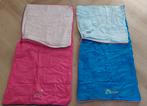 2x kinder slaapzak roze en blauw, Caravans en Kamperen, Slaapzakken, Ophalen of Verzenden, Zo goed als nieuw