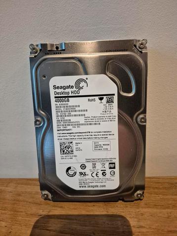 Seagate ST4000DM000 4TB HDD - Interne Harde Schijf beschikbaar voor biedingen