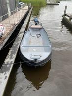 Erg leuk en behendige vissers vlet, Watersport en Boten, Sloepen, Gebruikt, Ophalen of Verzenden, Tot 10 pk, Staal