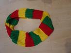 ronde sjaal rasta rood geel groen carnaval , nooit gedragen, Kleding | Dames, Ophalen of Verzenden, Zo goed als nieuw, Carnaval