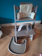 Stokke stoel grijs, Ophalen, Gebruikt, Meegroeistoel, Stoelverkleiner