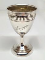 3e gehalte zilveren coquetier / eierhouder., Ophalen of Verzenden, Zilver