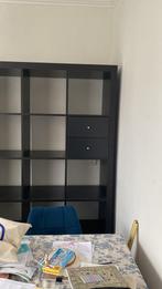 Ikea Kallax kast zwart met 5 lades inzet, Ophalen, Nieuw, 25 tot 50 cm, 150 tot 200 cm