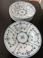 12 porseleinen soepborden Eisenberg DDR Saks Blau, Huis en Inrichting, Keuken | Servies, Gebruikt, Ophalen of Verzenden, Bord(en)