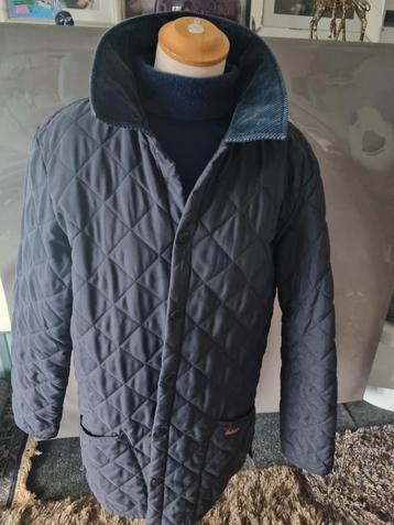Barbour Eskdale gewatteerde jas, maat XS, blauw, uitmuntend. beschikbaar voor biedingen