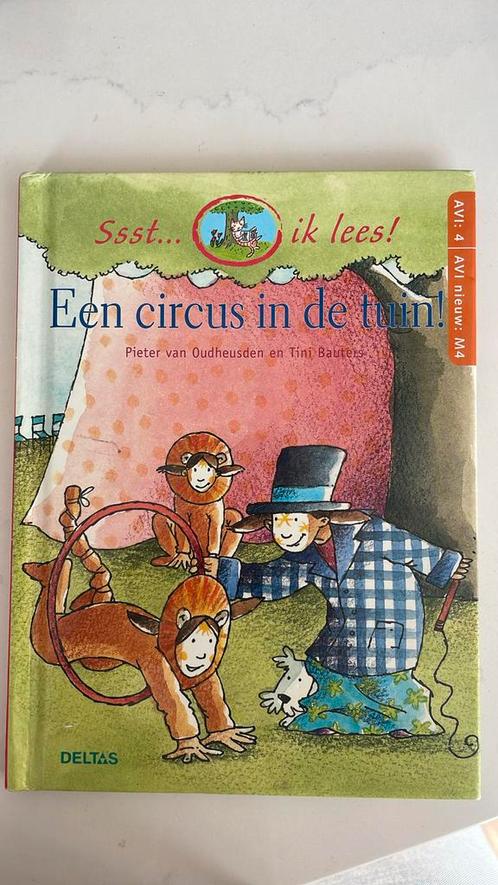 Pieter van Oudheusden - Een circus in de tuin!, Boeken, Kinderboeken | Jeugd | onder 10 jaar, Zo goed als nieuw, Ophalen of Verzenden