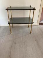 Bijzettafel messing hollywood regency, Huis en Inrichting, Tafels | Sidetables, Ophalen