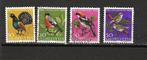 Vogels Zwitserland 891-894, Ophalen of Verzenden, Gestempeld, Dier of Natuur