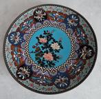 Prachtig antiek Japans cloisonne bord - Meiji periode, Antiek en Kunst, Ophalen of Verzenden