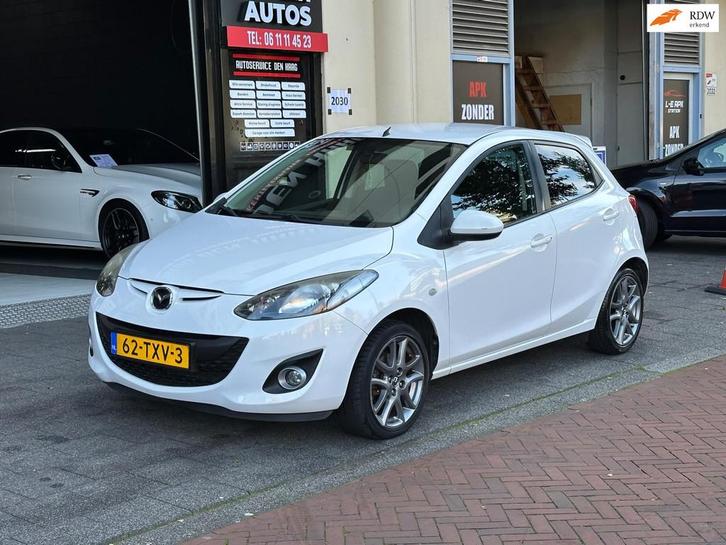 Mazda 2 1.3 Navigator GT 5 Deurs Navi Airco PDC Stoelverwarm, Auto's, Mazda, Bedrijf, Te koop, ABS, Airbags, Airconditioning, Centrale vergrendeling